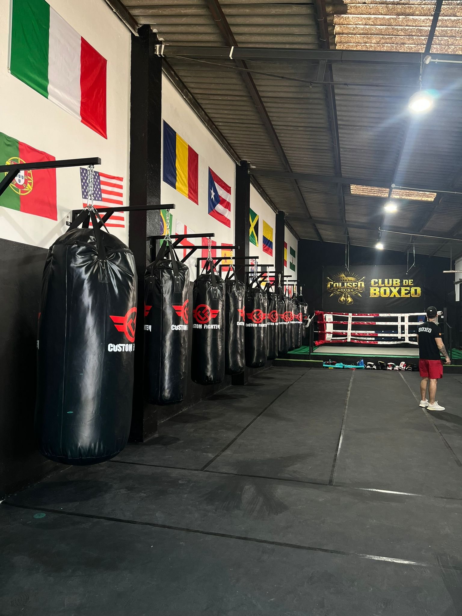 Interior del gimnasio